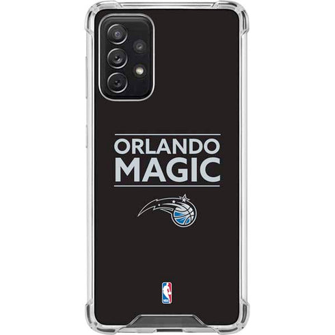 NBA Orlando Magic Standard - Black Galaxy A72 5G Clear Case